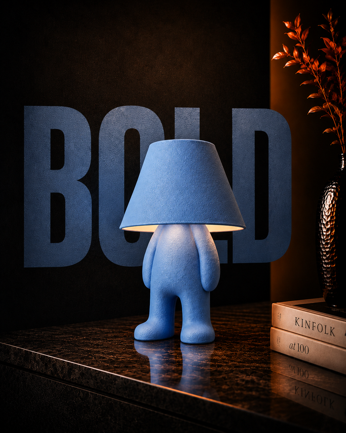 Bold Loopy Lamp – 3D Printed Sculptural Table Lamp