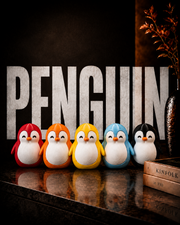 Wobbly Dancing Penguin – 3D Printed Desk Toy image 1