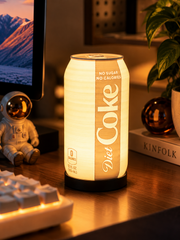 Diet Coke Can Lamp – 3D Printed LED Table Lamp Unique Desk & Room Decor image 2
