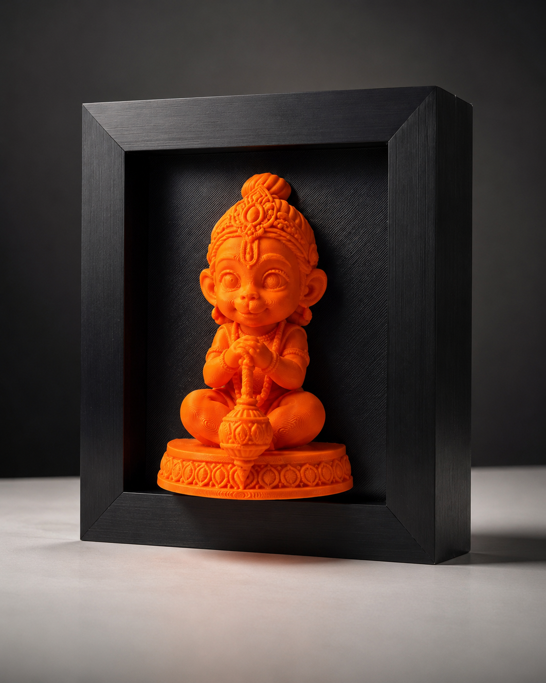 Bal Hanuman 3D Printed Shadow Box Frame