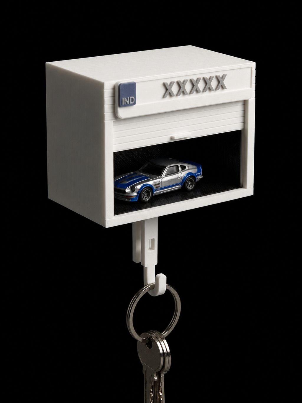 Custom Car Garage Key Holder – Mini Parking Garage for Car Keys