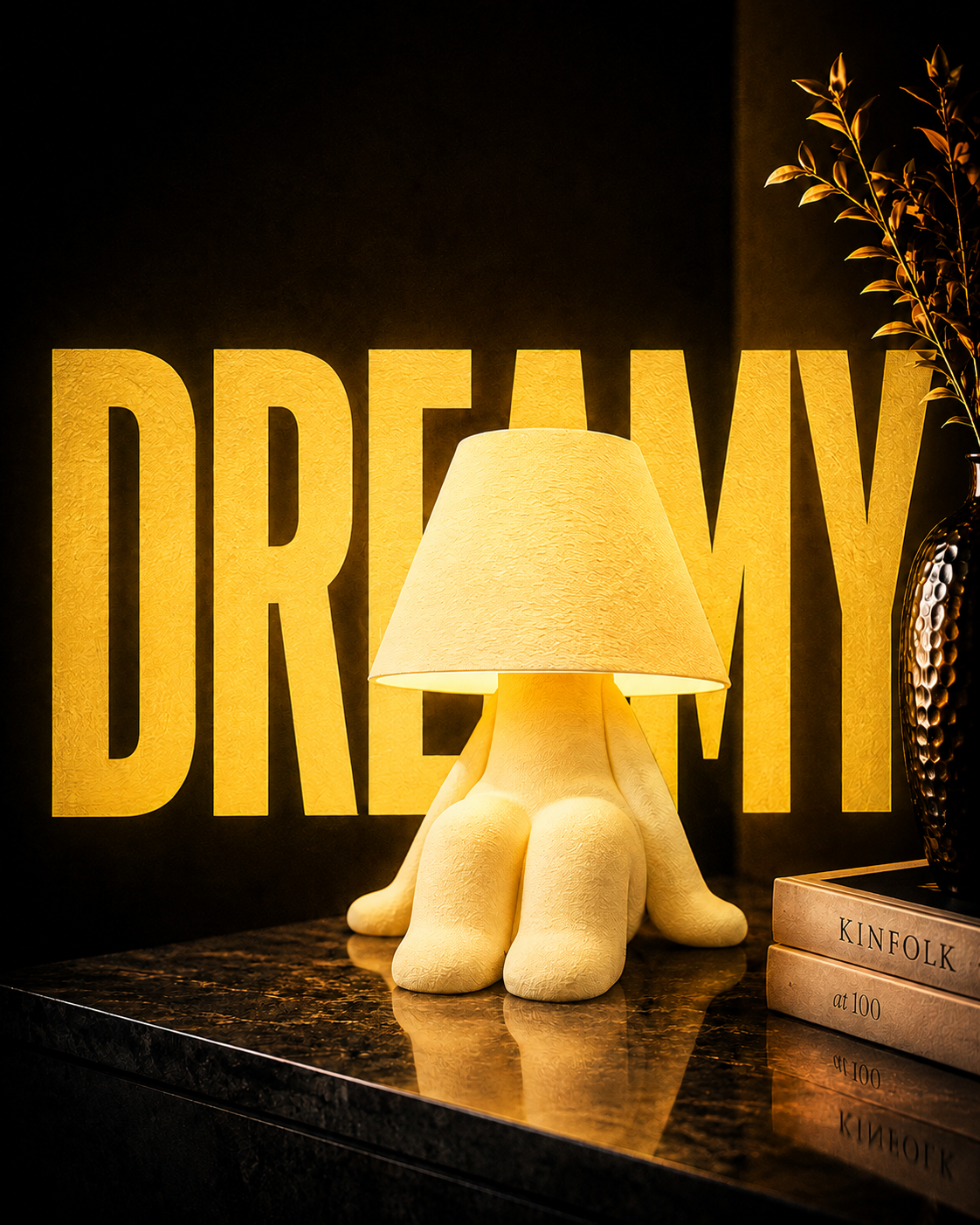 Dreamy Loopy Lamp – 3D Printed Sculptural Table Lamp