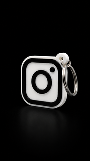NFC Instagram 3D Printed Keychain – Tap to Open Profile image 6