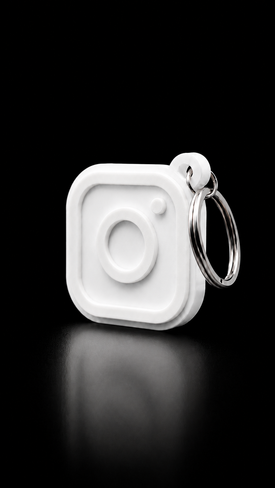 NFC Instagram 3D Printed Keychain – Tap to Open Profile