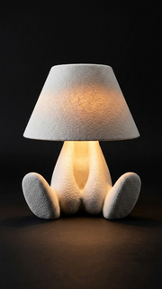 Shy Loopy Lamp – 3D Printed Sculptural Table Lamp image 9