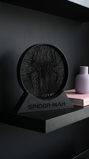 Spider Web 3D Printed String Art – Desk & Room Decor image 3