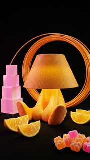 Shy Loopy Lamp – 3D Printed Sculptural Table Lamp image 2