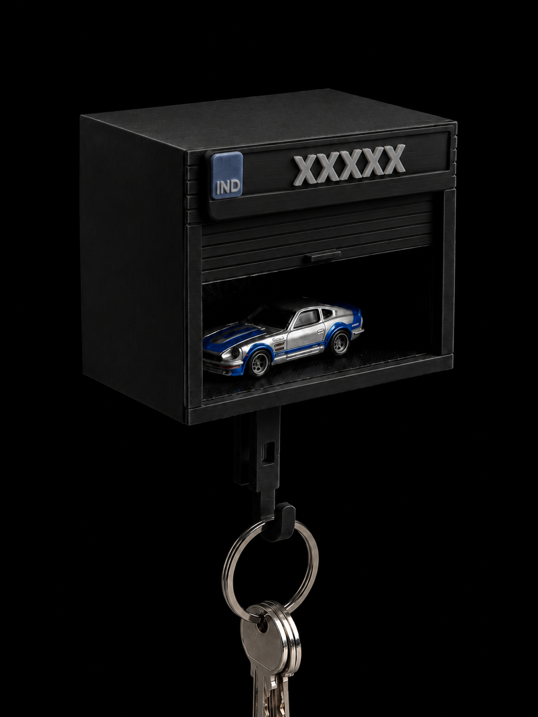 Custom Car Garage Key Holder – Mini Parking Garage for Car Keys