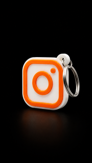 NFC Instagram 3D Printed Keychain – Tap to Open Profile image 11