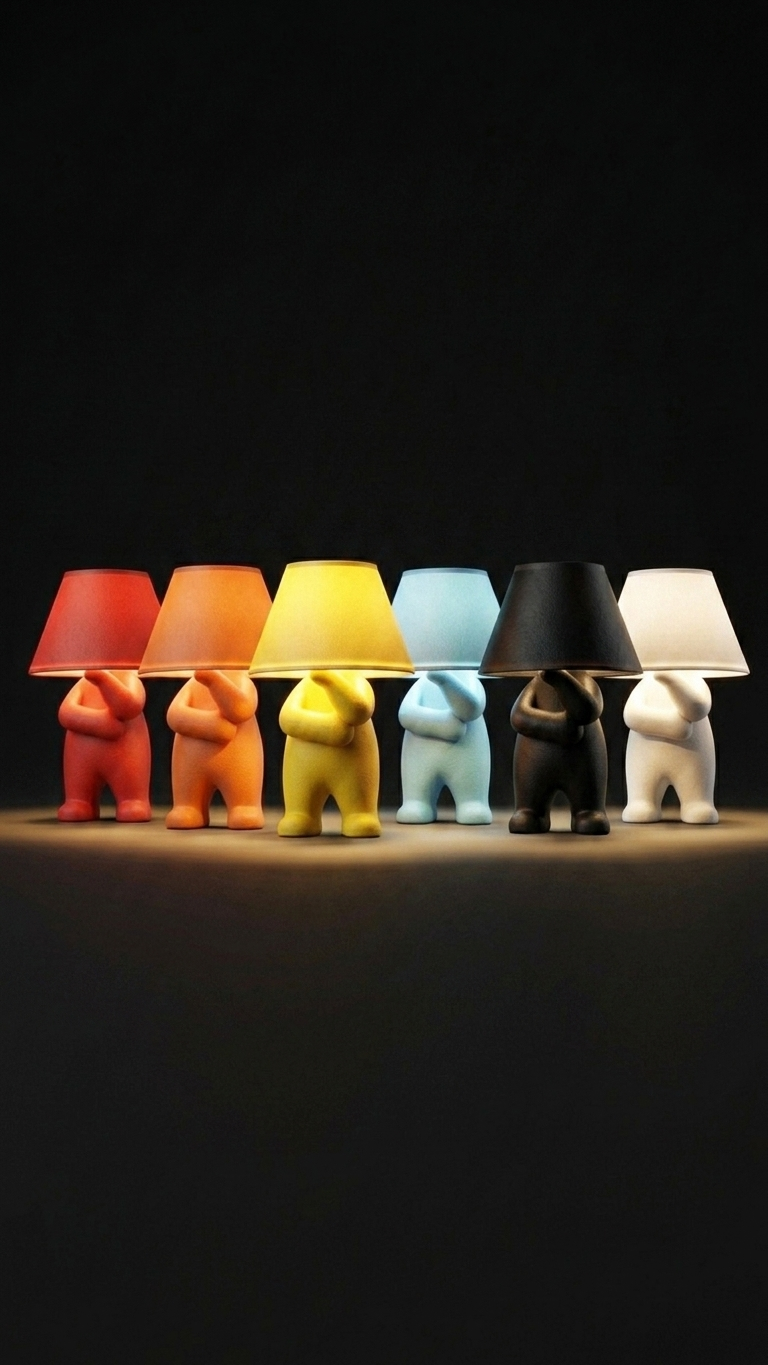 Wise Loopy Lamp – 3D Printed Sculptural Table Lamp