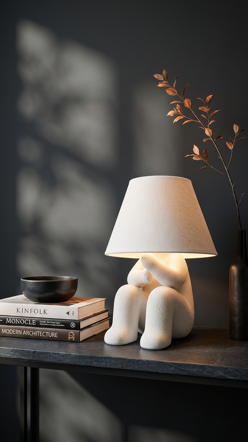 Angry Loopy Lamp – 3D Printed Sculptural Table Lamp