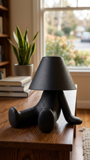 Lazy Loopy Lamp – 3D Printed Sculptural Table Lamp image 2