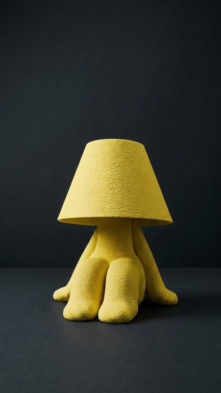 Dreamy Loopy Lamp – 3D Printed Sculptural Table Lamp