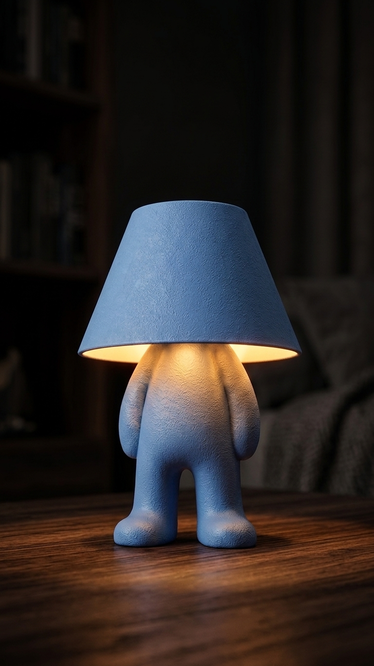 Bold Loopy Lamp – 3D Printed Sculptural Table Lamp