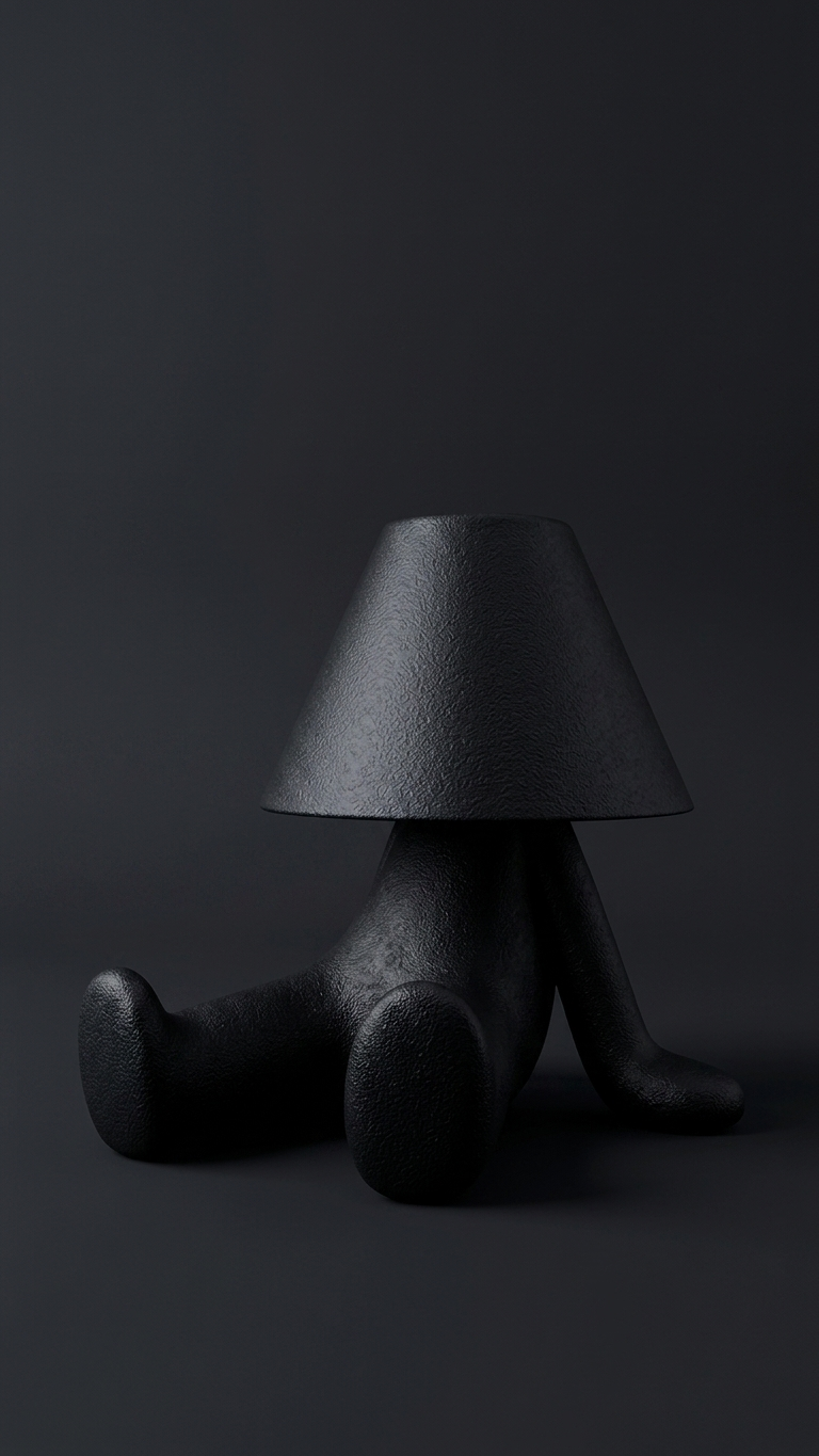 Lazy Loopy Lamp – 3D Printed Sculptural Table Lamp