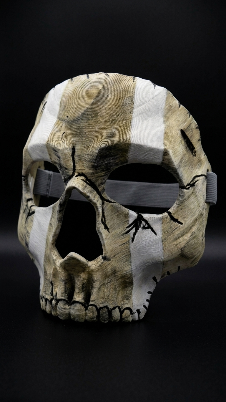 COD Ghost 3D Printed Cosplay Mask