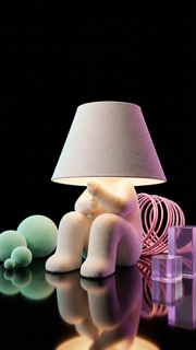 Angry Loopy Lamp – 3D Printed Sculptural Table Lamp image 4