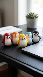 Wobbly Dancing Penguin – 3D Printed Desk Toy image 4