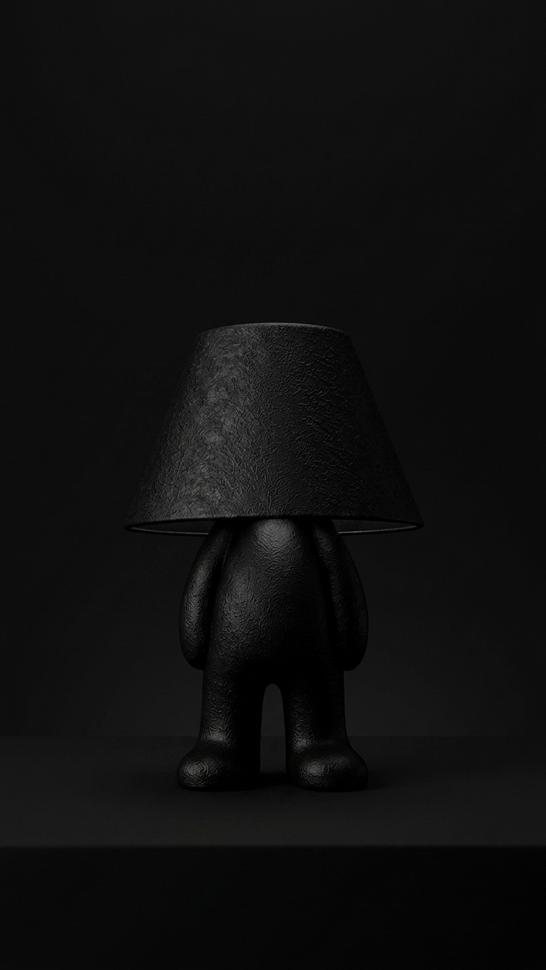 Bold Loopy Lamp – 3D Printed Sculptural Table Lamp