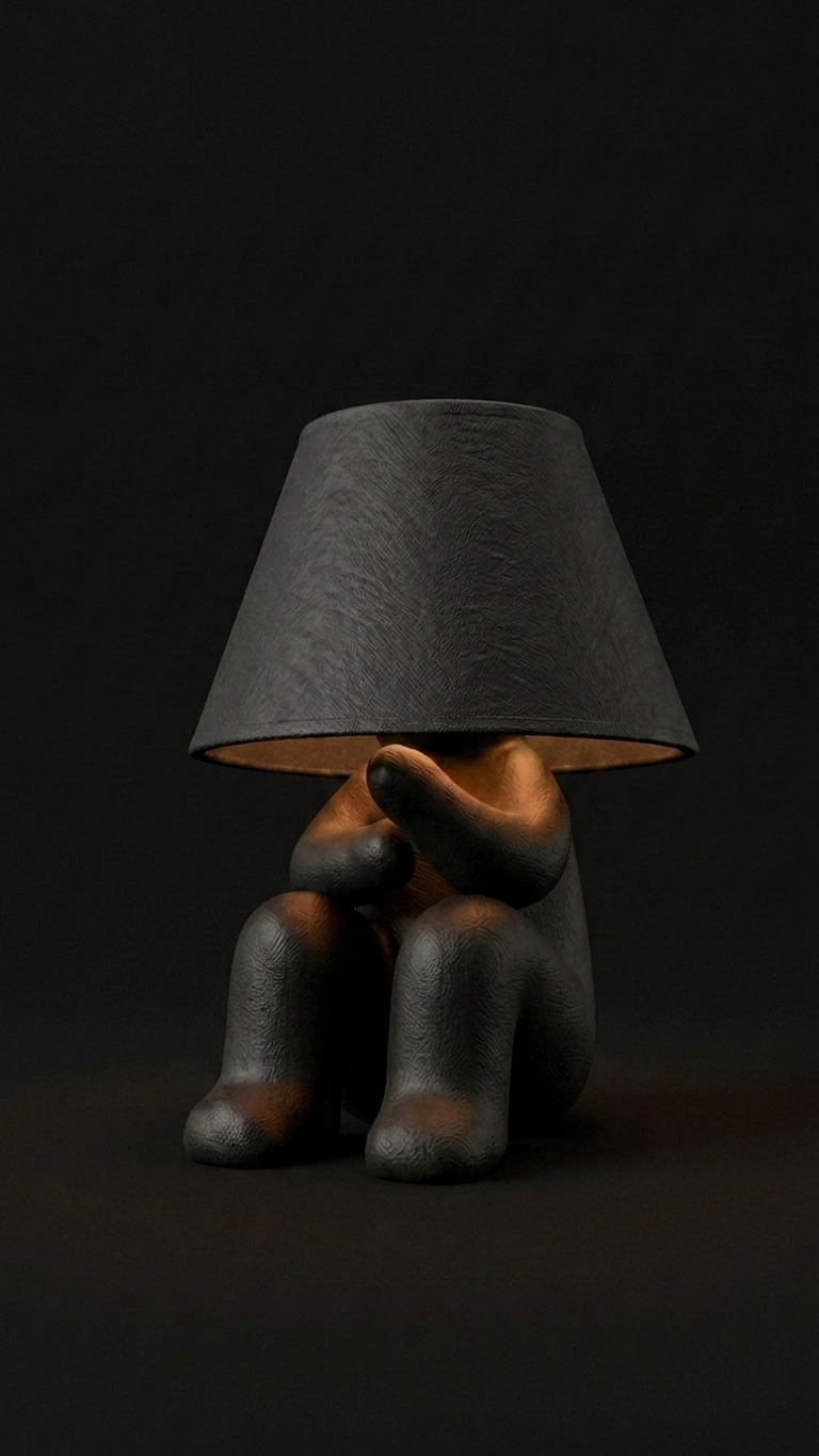 Angry Loopy Lamp – 3D Printed Sculptural Table Lamp