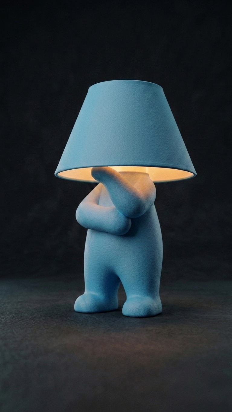 Wise Loopy Lamp – 3D Printed Sculptural Table Lamp