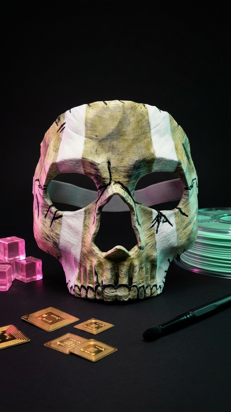 COD Ghost 3D Printed Cosplay Mask