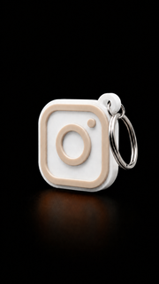 NFC Instagram 3D Printed Keychain – Tap to Open Profile image 12