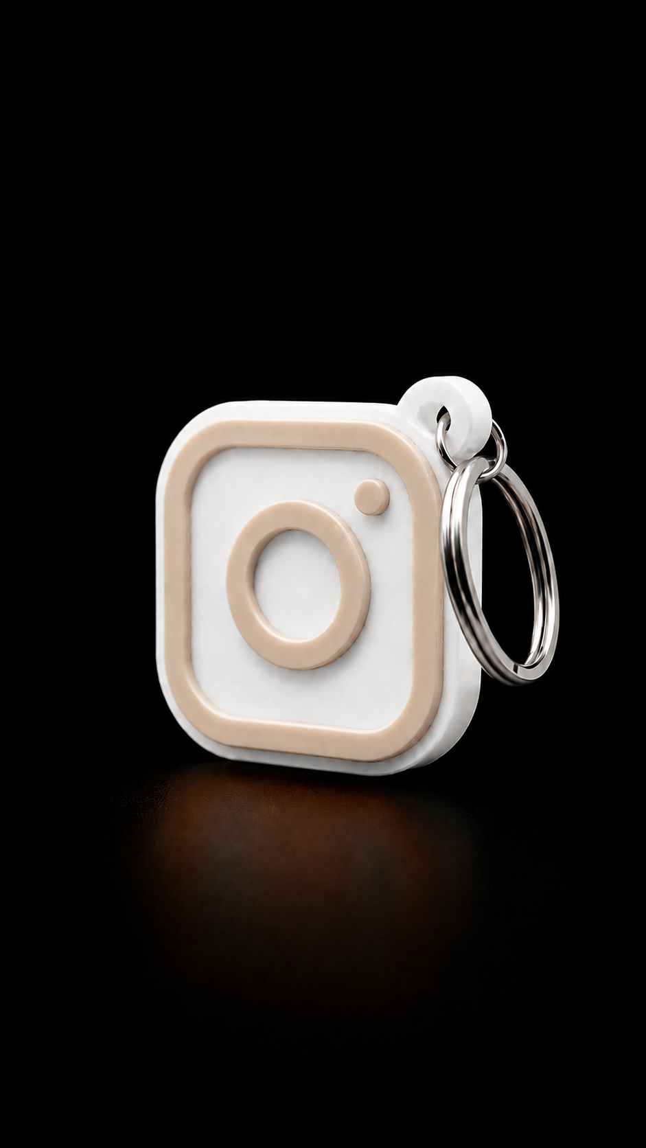 NFC Instagram 3D Printed Keychain – Tap to Open Profile