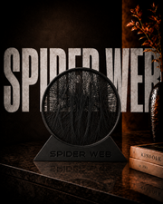 Spider Web 3D Printed String Art – Desk & Room Decor image 1