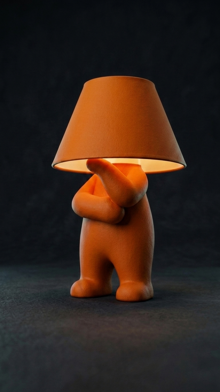 Wise Loopy Lamp – 3D Printed Sculptural Table Lamp