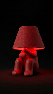 Angry Loopy Lamp – 3D Printed Sculptural Table Lamp image 9