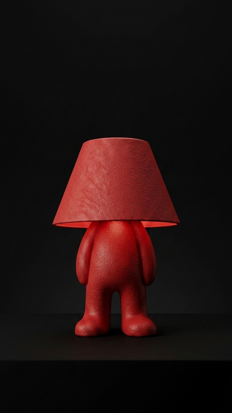 Bold Loopy Lamp – 3D Printed Sculptural Table Lamp
