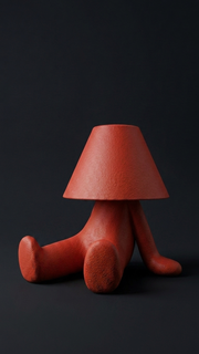 Lazy Loopy Lamp – 3D Printed Sculptural Table Lamp image 7