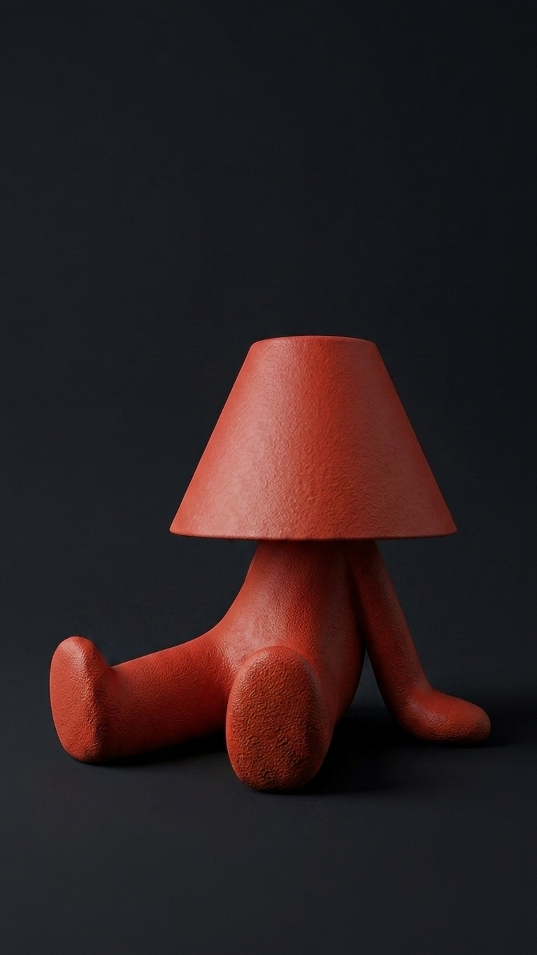 Lazy Loopy Lamp – 3D Printed Sculptural Table Lamp