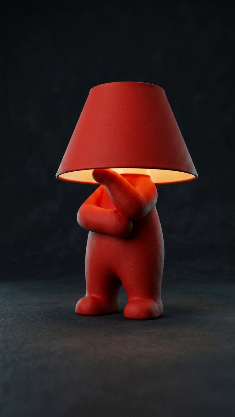 Wise Loopy Lamp – 3D Printed Sculptural Table Lamp