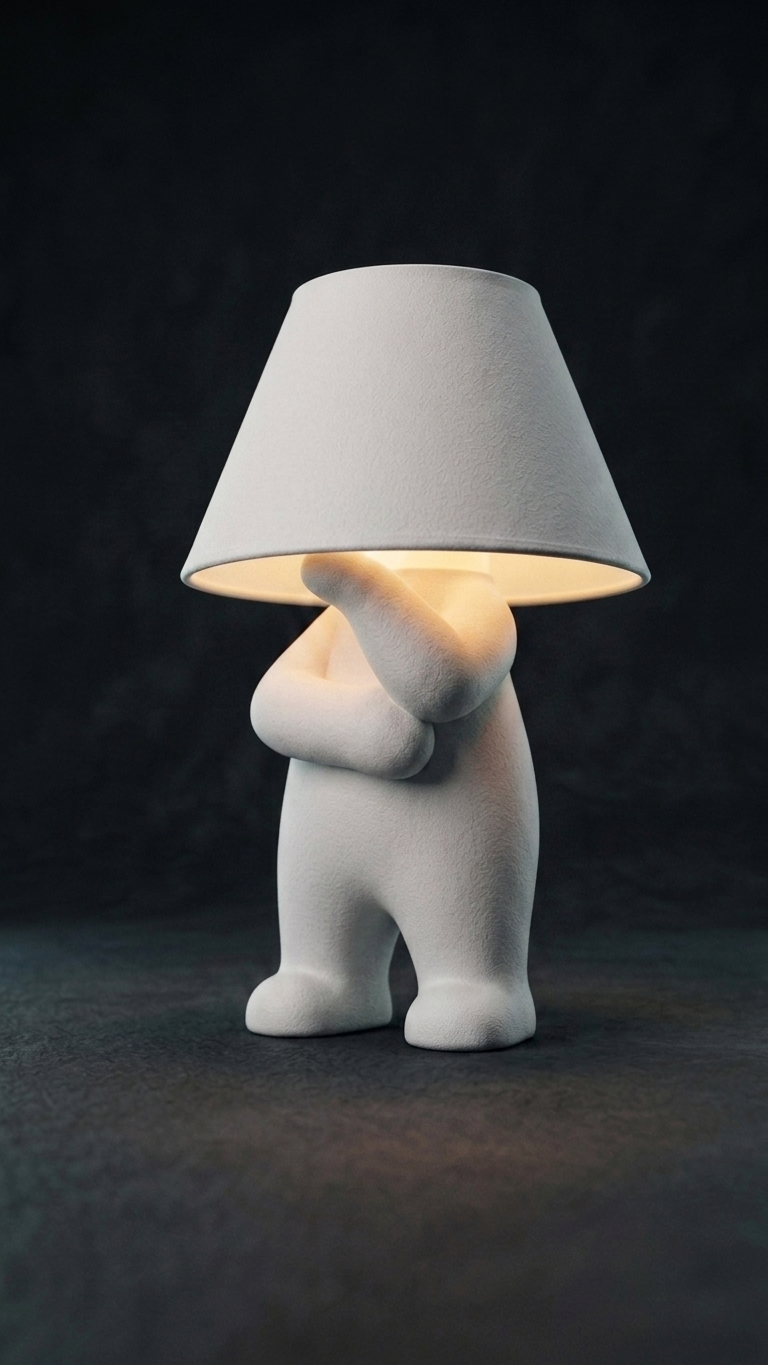 Wise Loopy Lamp – 3D Printed Sculptural Table Lamp