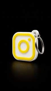 NFC Instagram 3D Printed Keychain – Tap to Open Profile image 9