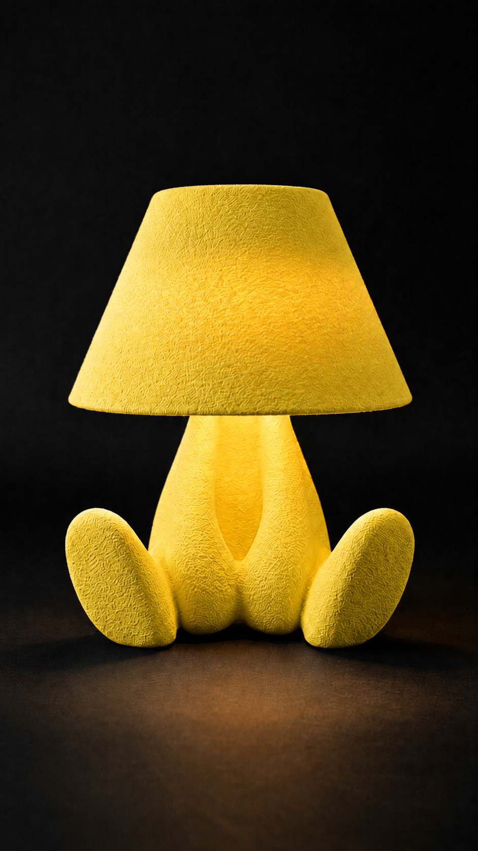 Shy Loopy Lamp – 3D Printed Sculptural Table Lamp
