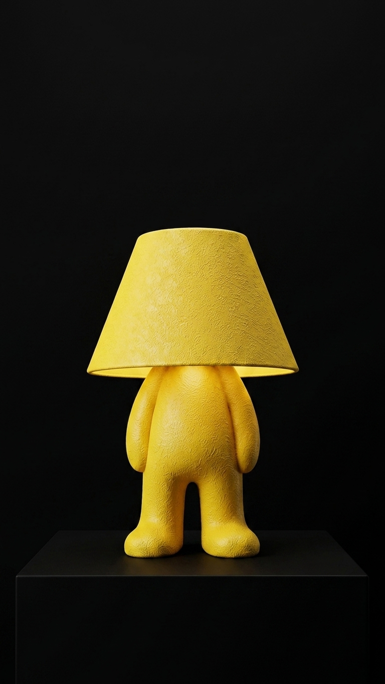 Bold Loopy Lamp – 3D Printed Sculptural Table Lamp