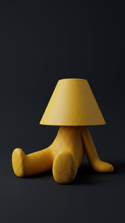 Lazy Loopy Lamp – 3D Printed Sculptural Table Lamp image 8